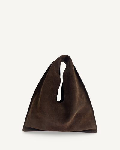 Small Dumpling, Chocolate Suede