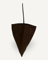 Medium Slouch Pouch, Chocolate Suede