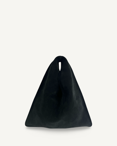 Small Dumpling, Black Suede