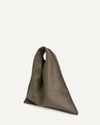 Small Dumpling, Taupe Leather